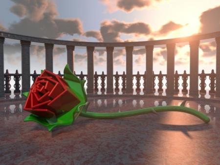une rose